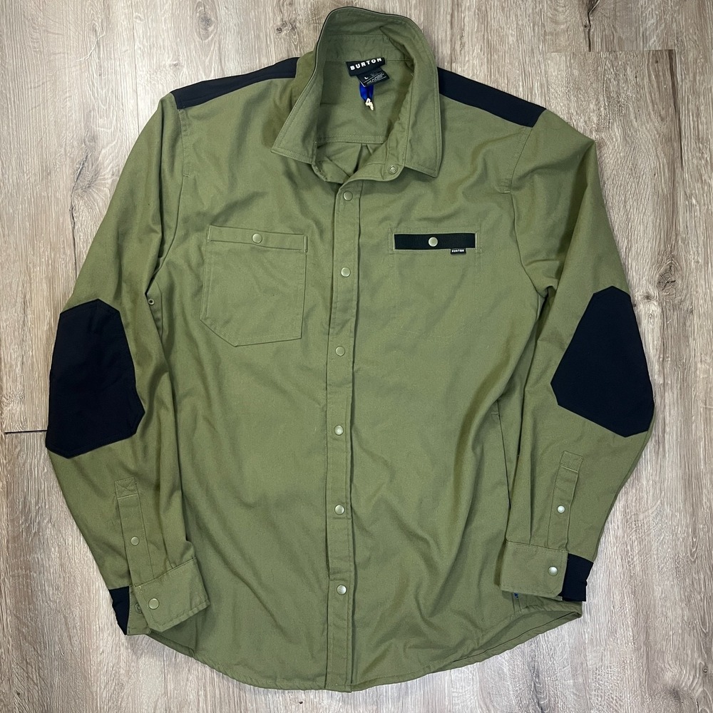 Burton Favorite Performance Long Sleeve Flannel - Men's (L) - Forest Moss Green